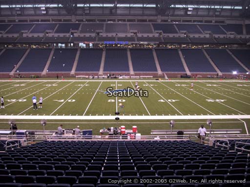Seat view from section 106 at Ford Field, home of the Detroit Lions