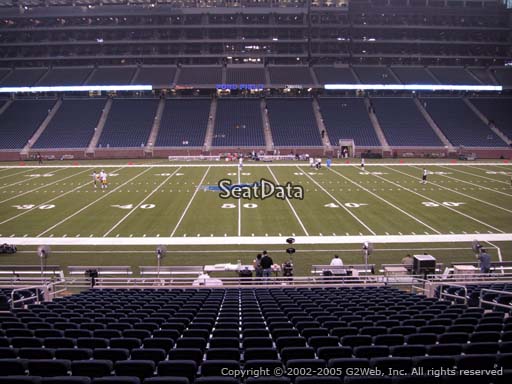 Seat view from section 127 at Ford Field, home of the Detroit Lions