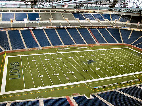 Seat view from section 203 at Ford Field, home of the Detroit Lions