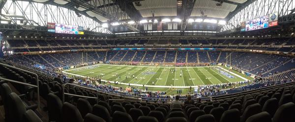 Seat view from section 209 at Ford Field, home of the Detroit Lions
