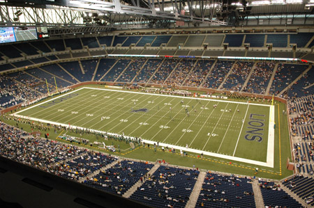 Seat view from section 211 at Ford Field, home of the Detroit Lions