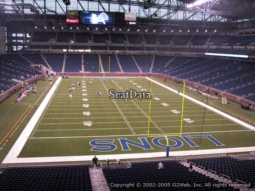 Seat view from section 217 at Ford Field, home of the Detroit Lions