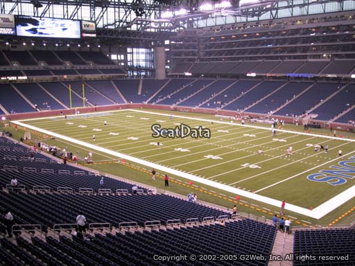 Seat view from section 237 at Ford Field, home of the Detroit Lions