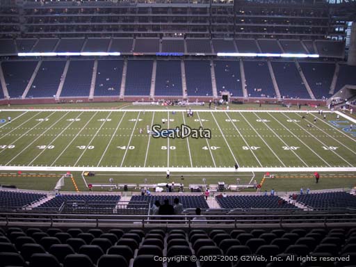 Seat view from section 331 at Ford Field, home of the Detroit Lions