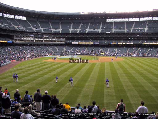 Seat view from section 107 at T-Mobile Park, home of the Seattle Mariners