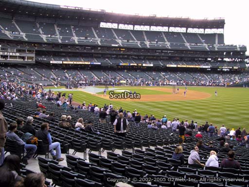 Seat view from section 114 at T-Mobile Park, home of the Seattle Mariners
