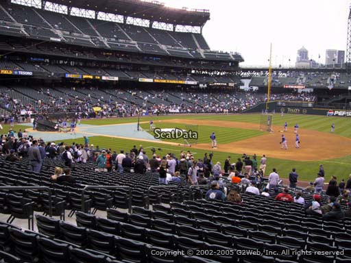 Seat view from section 119 at T-Mobile Park, home of the Seattle Mariners