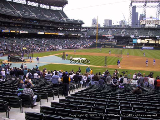 Seat view from section 121 at T-Mobile Park, home of the Seattle Mariners