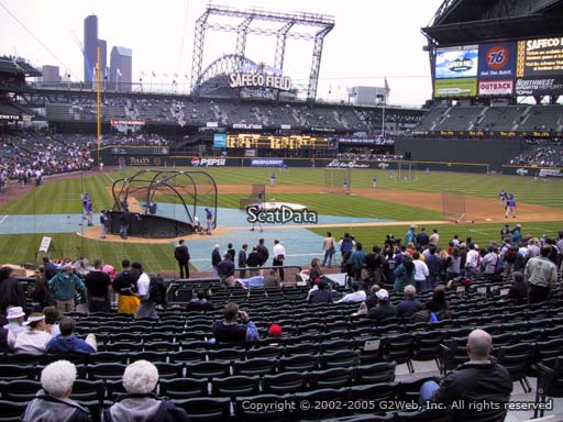 Seat view from section 126 at T-Mobile Park, home of the Seattle Mariners