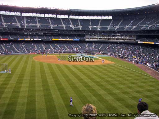 Seat view from section 184 at T-Mobile Park, home of the Seattle Mariners