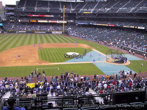 Seat view from section 238 at T-Mobile Park, home of the Seattle Mariners