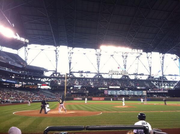 View from Diamond Club Section 25 at T-Mobile Park, home of the Seattle Mariners