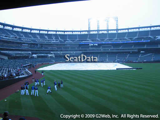 Seat view from section 102 at Citi Field, home of the New York Mets