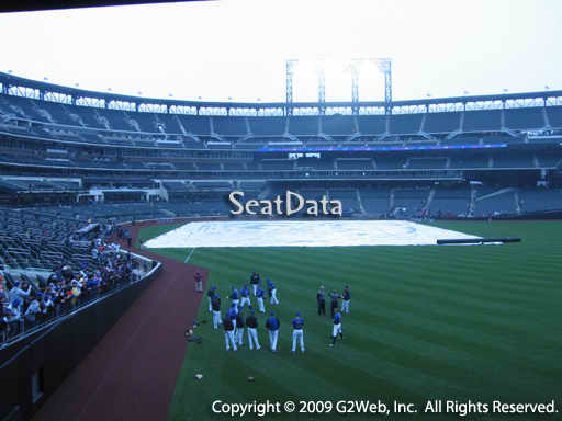 Seat view from section 103 at Citi Field, home of the New York Mets