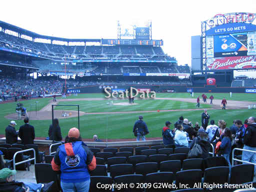 Seat view from section 11 at Citi Field, home of the New York Mets