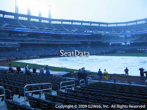 Seat view from section 111 at Citi Field, home of the New York Mets