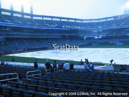 Seat view from section 112 at Citi Field, home of the New York Mets