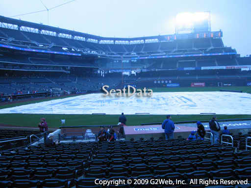 Seat view from section 114 at Citi Field, home of the New York Mets
