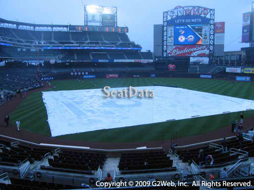 Seat view from section 117 at Citi Field, home of the New York Mets