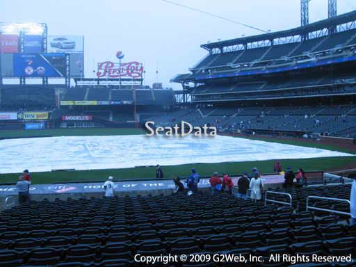 Seat view from section 122 at Citi Field, home of the New York Mets