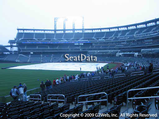 Seat view from section 130 at Citi Field, home of the New York Mets
