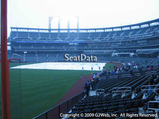 Seat view from section 131 at Citi Field, home of the New York Mets