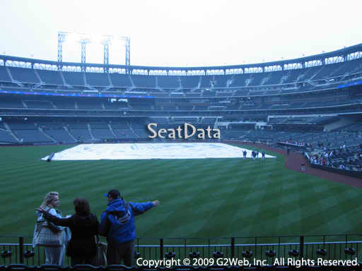 Seat view from section 135 at Citi Field, home of the New York Mets