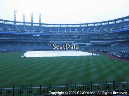 Seat view from section 136 at Citi Field, home of the New York Mets