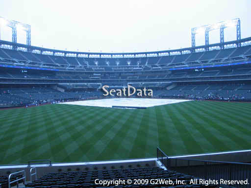 Seat view from section 140 at Citi Field, home of the New York Mets