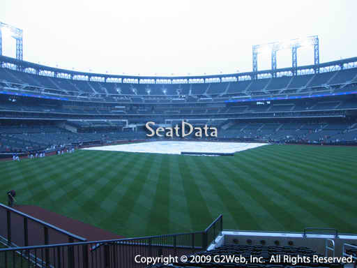 Seat view from section 142 at Citi Field, home of the New York Mets