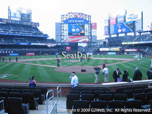 Seat view from section 15 at Citi Field, home of the New York Mets