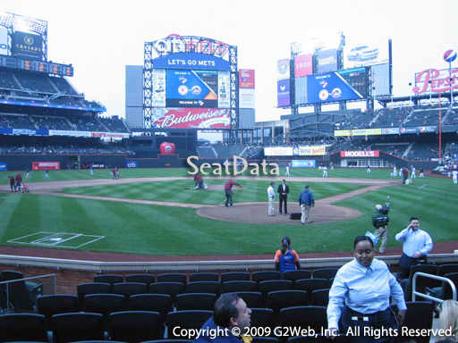 Seat view from section 16 at Citi Field, home of the New York Mets