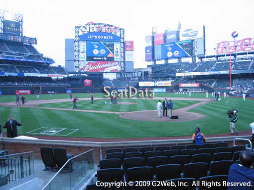 Seat view from section 17 at Citi Field, home of the New York Mets