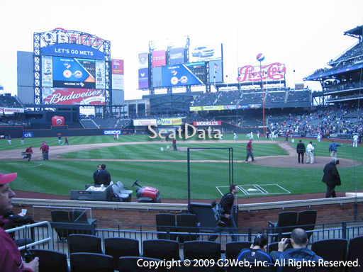 Seat view from section 19 at Citi Field, home of the New York Mets