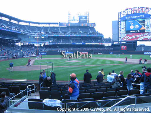 Seat view from section 2 at Citi Field, home of the New York Mets