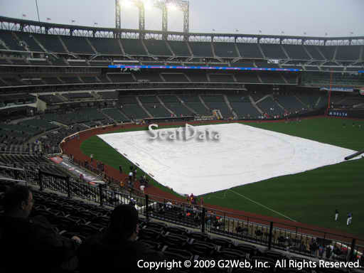 Seat view from section 307 at Citi Field, home of the New York Mets