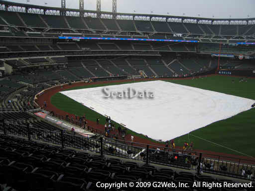 Seat view from section 308 at Citi Field, home of the New York Mets