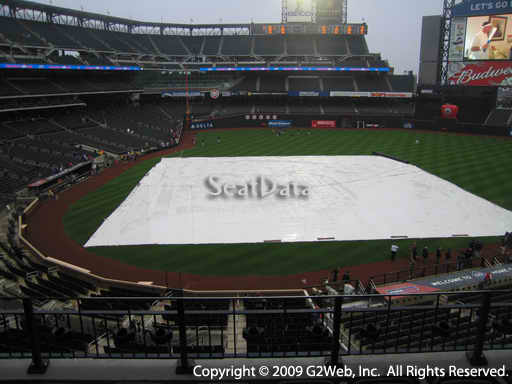 Seat view from section 314 at Citi Field, home of the New York Mets