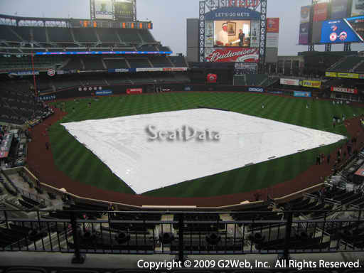 Seat view from section 318 at Citi Field, home of the New York Mets