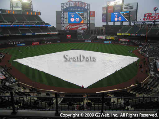Seat view from section 320 at Citi Field, home of the New York Mets
