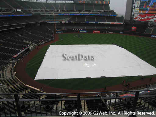 Seat view from section 410 at Citi Field, home of the New York Mets