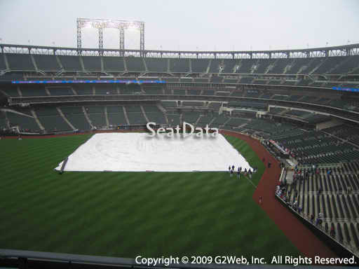 Seat view from section 433 at Citi Field, home of the New York Mets
