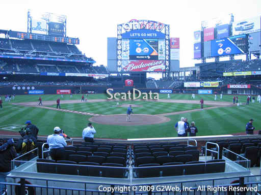 Seat view from section 5 at Citi Field, home of the New York Mets