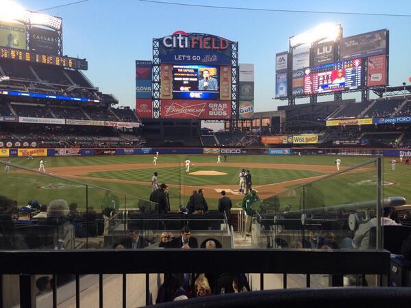 Seat view from section 6 at Citi Field, home of the New York Mets