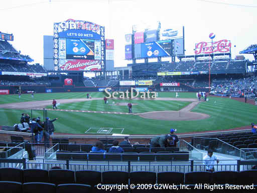 Seat view from section 8 at Citi Field, home of the New York Mets
