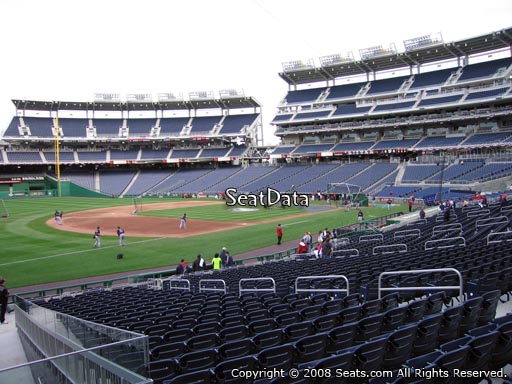 Seat view from section 112 at Nationals Park, home of the Washington Nationals