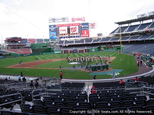 Seat view from section 120 at Nationals Park, home of the Washington Nationals