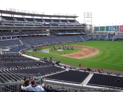 Seat view from section 223 at Nationals Park, home of the Washington Nationals
