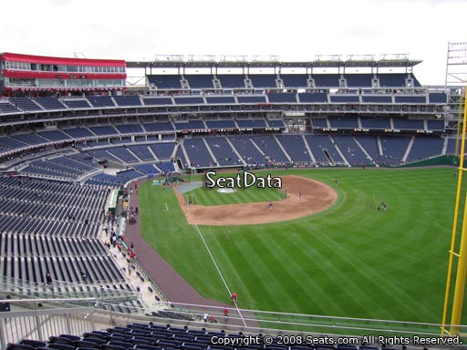 Seat view from section 232 at Nationals Park, home of the Washington Nationals