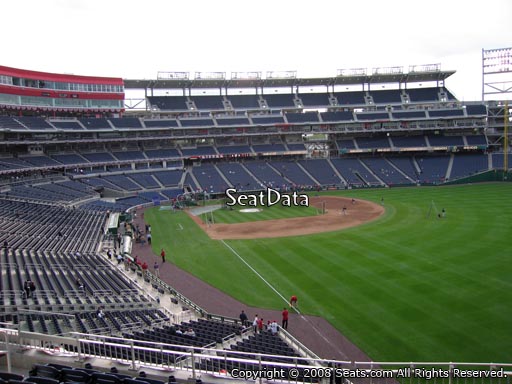 Seat view from section 233 at Nationals Park, home of the Washington Nationals